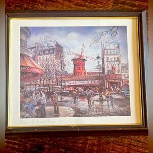 Vintage Moulin Rouge Paris Print